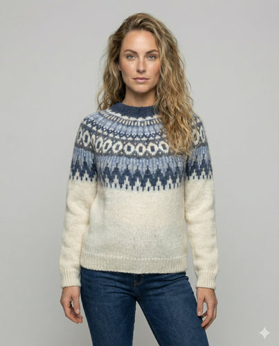 Nordischer Strickpullover Damen | EB