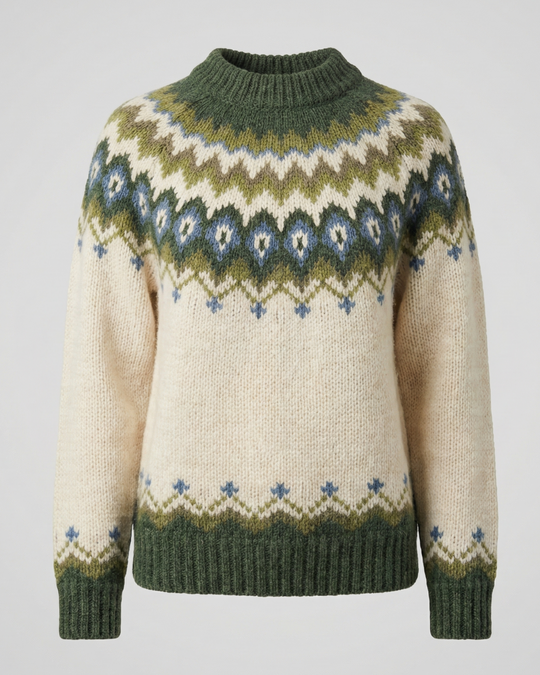 Nordischer Strickpullover Damen | EB