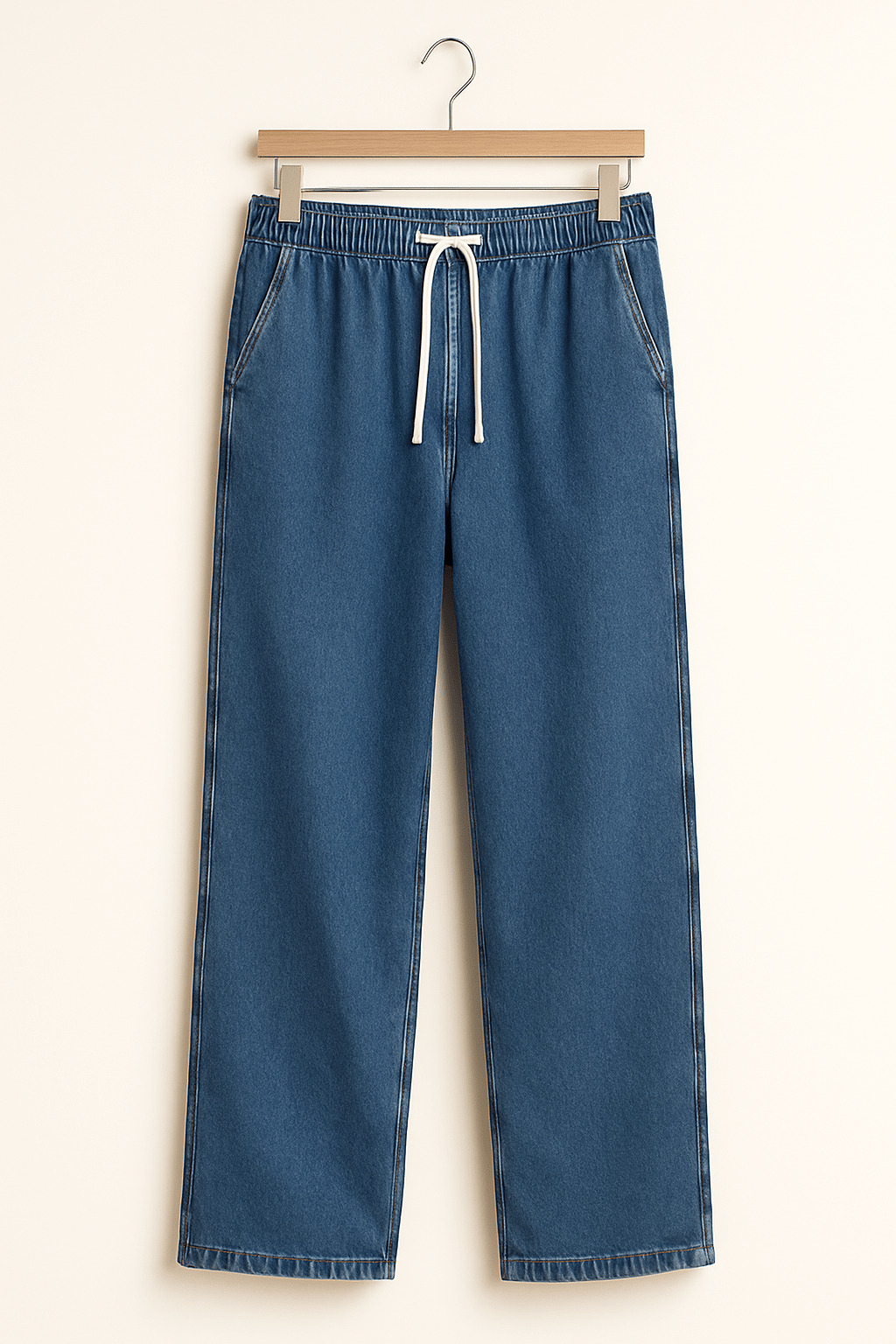EB | Geschnittene Hose mit Dezenter Wasch-Optik