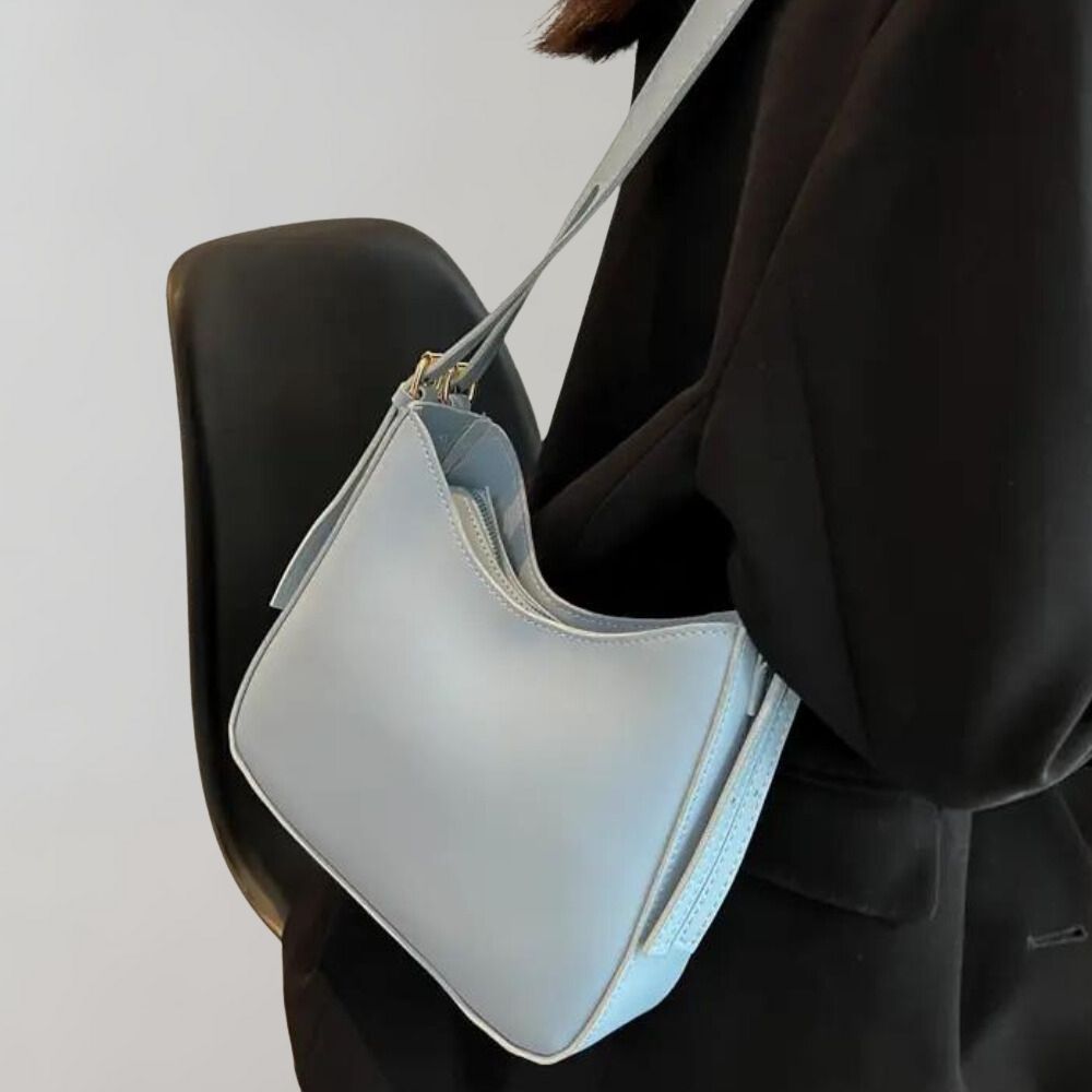 EB | Reißverschluss Klein Schultertasche Kunstledertasche