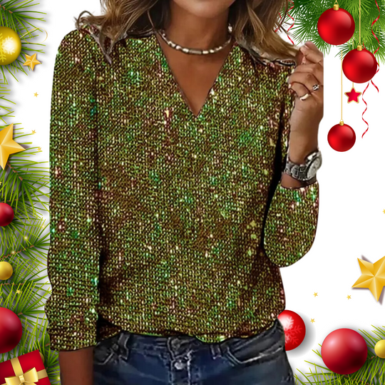 EB | Glitzer Top Für Damen