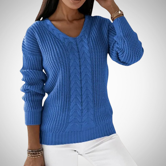 EB | V-Ausschnitt Pullover im Modernen Stil