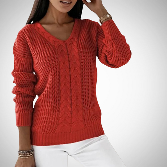 EB | V-Ausschnitt Pullover im Modernen Stil