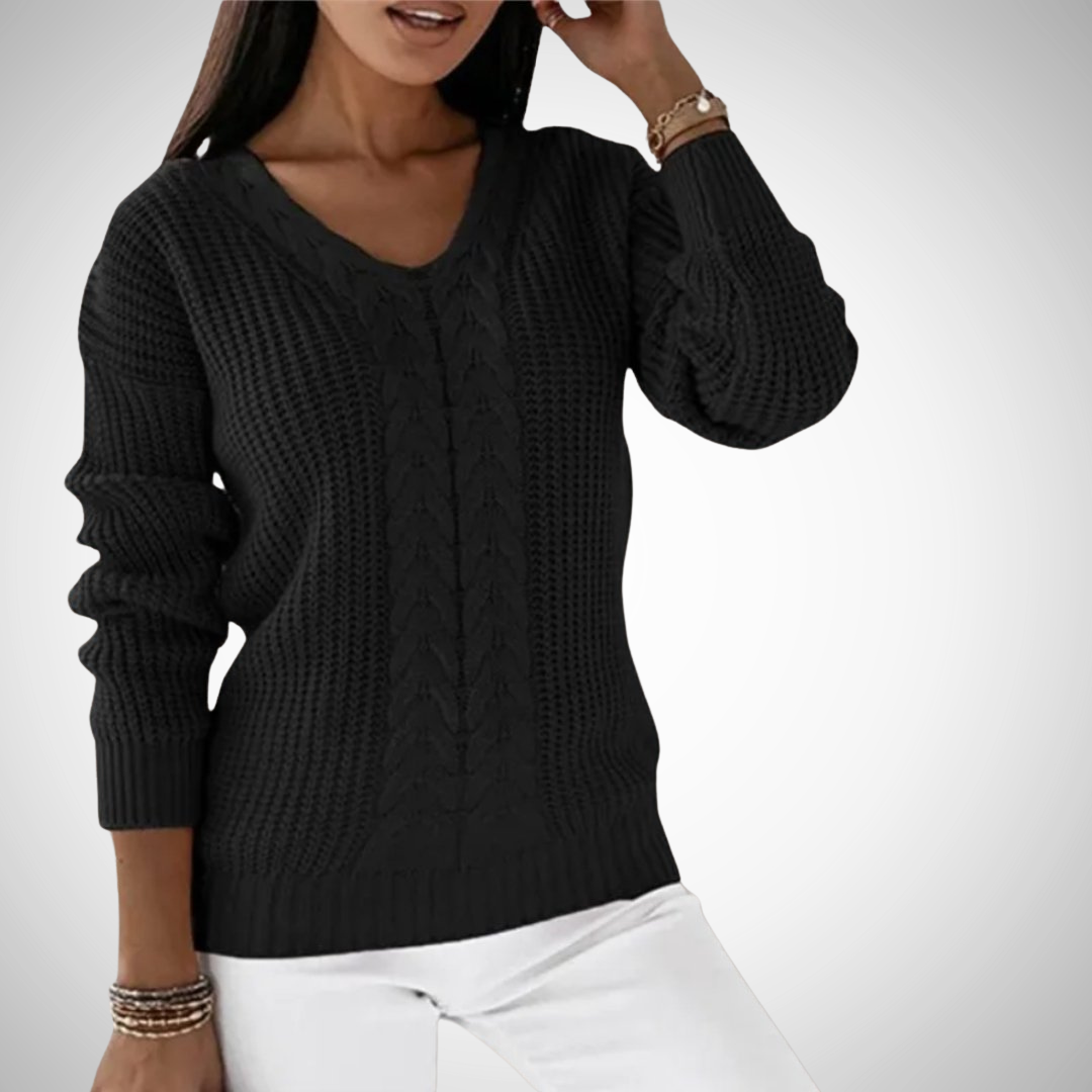 EB | V-Ausschnitt Pullover im Modernen Stil