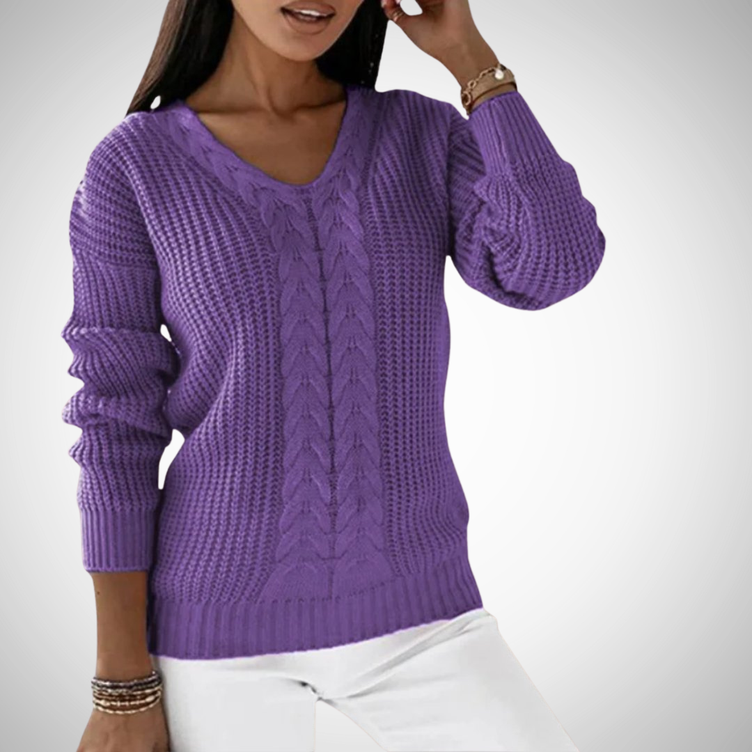 EB | V-Ausschnitt Pullover im Modernen Stil