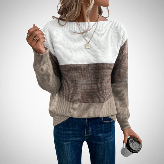 EB | Modischer Strickpullover im Schlichten Design