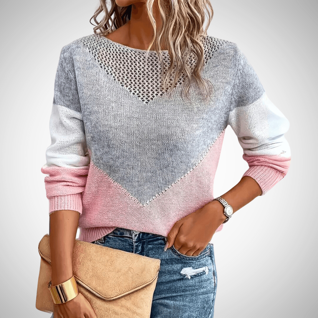 EB | Bequemer Strickpullover mit Langen Ärmeln