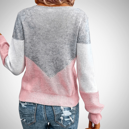 EB | Bequemer Strickpullover mit Langen Ärmeln