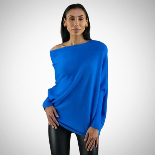 EB | Asymmetrischer Schulterpullover