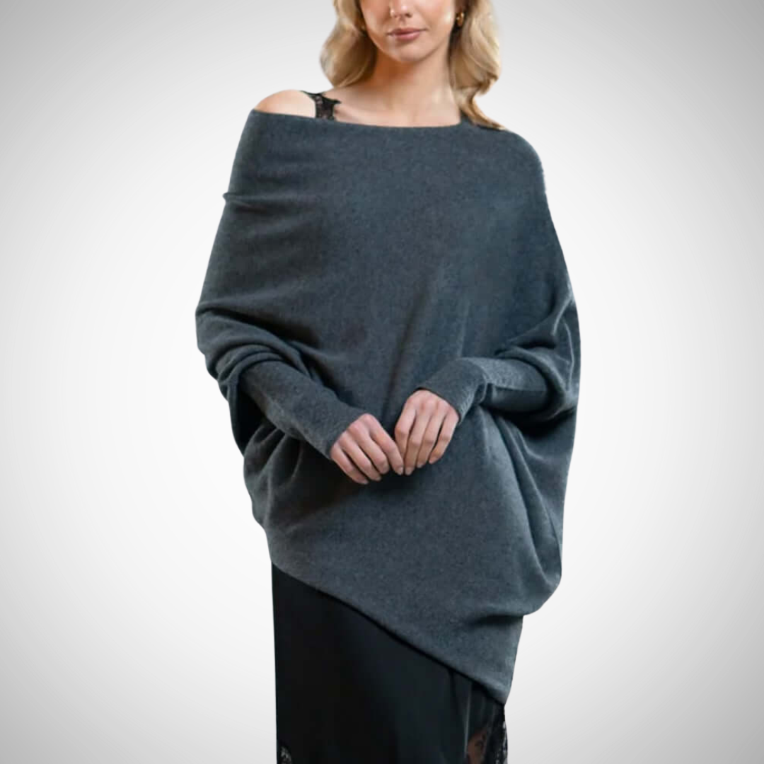 EB | Asymmetrischer Schulterpullover