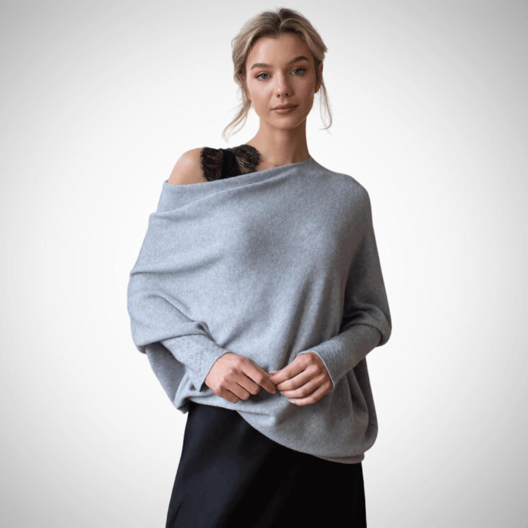 EB | Asymmetrischer Schulterpullover