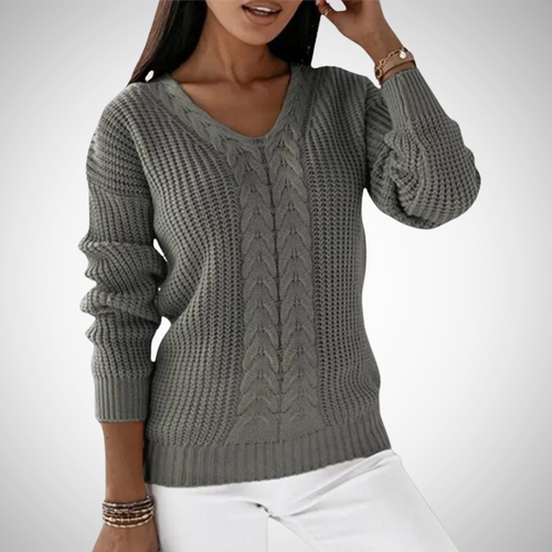 EB | V-Ausschnitt Pullover im Modernen Stil
