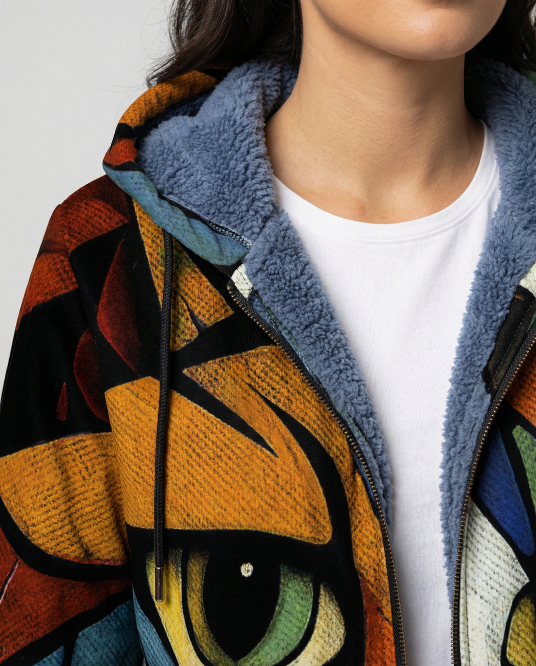 EB | Bequeme Bunte Bedruckte Jacke