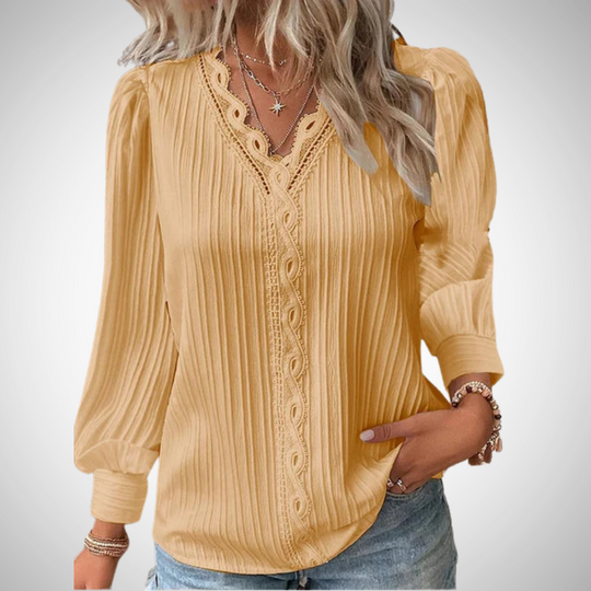 EB | Spitze Faltbluse
