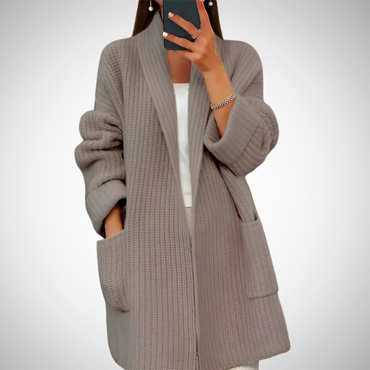 EB | Eleganter Weicher Strickjacke