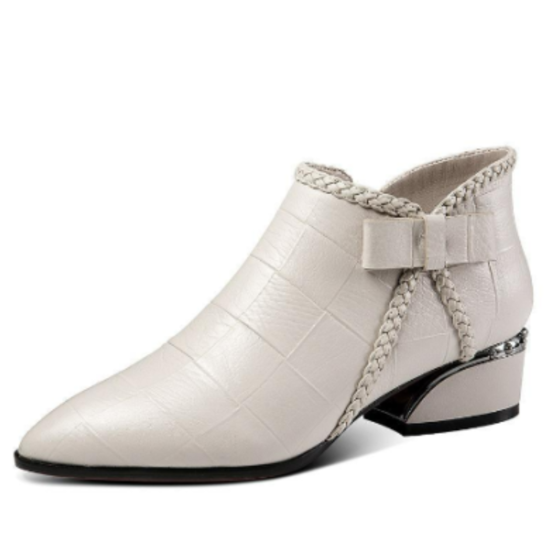 EB | Damen Niedrig Absatz Stiefel Bequem