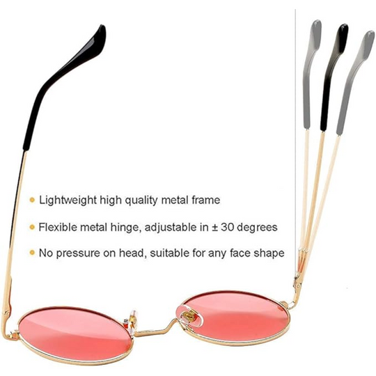 EB Runde Sonnenbrille Klassisches Design Leicht