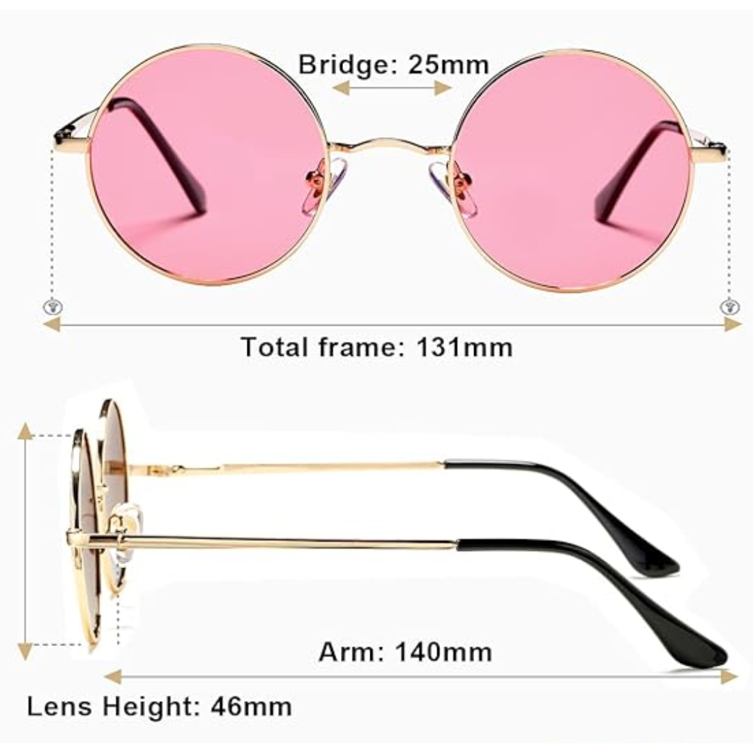 EB Runde Sonnenbrille Klassisches Design Leicht