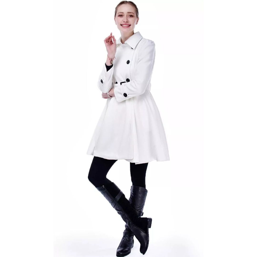 EB | Wol Peacoat mit Gürtel