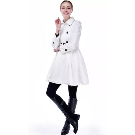 EB | Wol Peacoat mit Gürtel