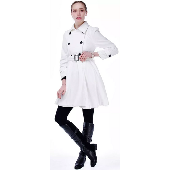 EB | Wol Peacoat mit Gürtel