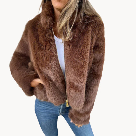 EB | Luxus-Fell-Komfort-Damenjacke