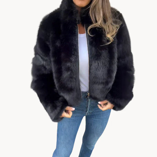 EB | Luxus-Fell-Komfort-Damenjacke