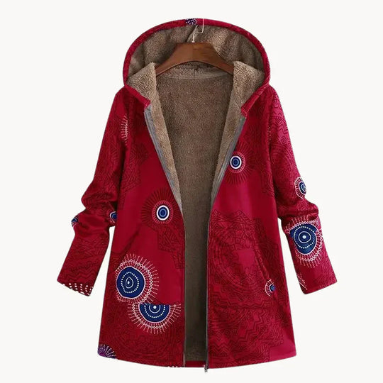 EB | Warmer Damenparka mit Stylischem Muster