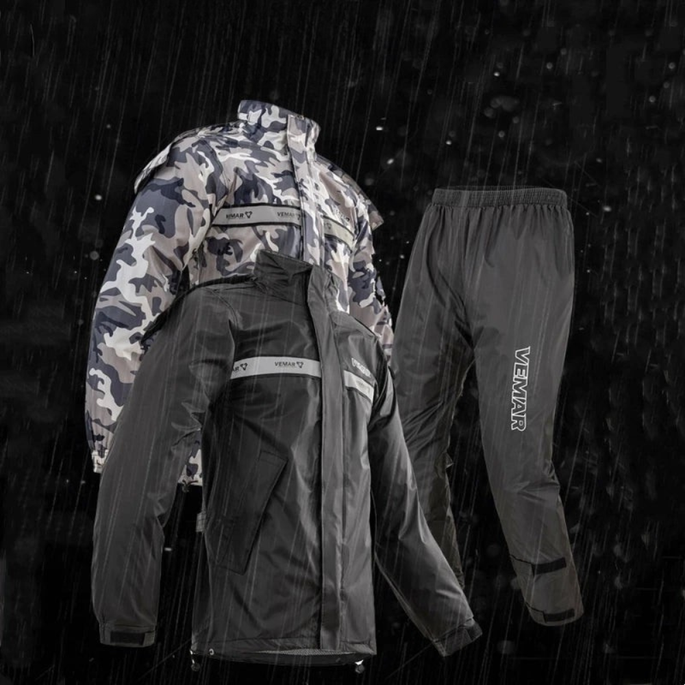 EB | Unisex wasserdichter Motorrad-Regenanzug mit Kapuze