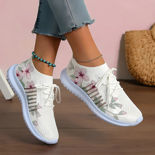 Strick Sneakers mit Druck EB