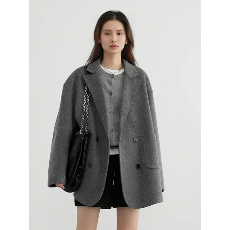 EB | Luxus Woll Damenmantel