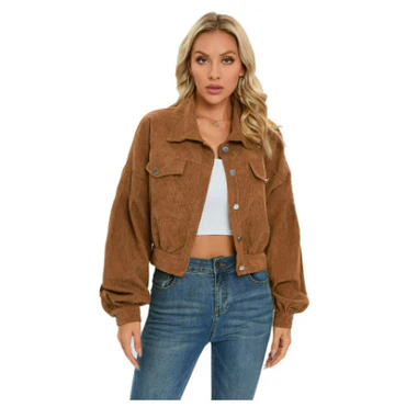 EB | Damen Gekürzt Jacke Winter