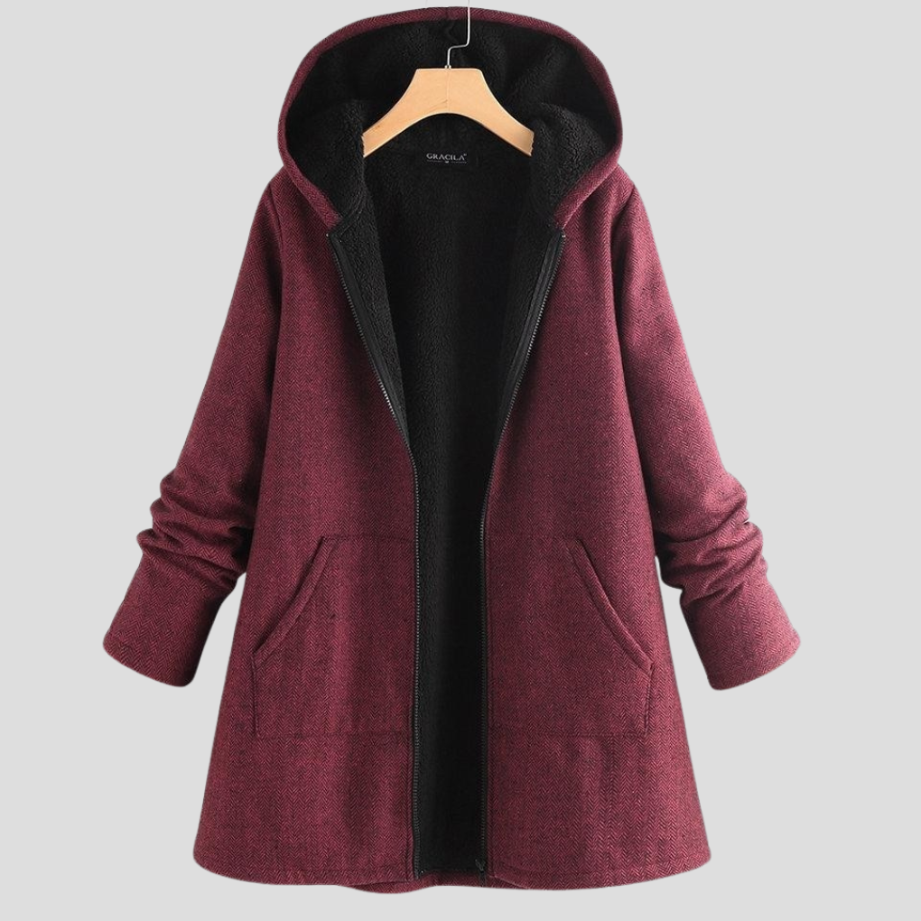 EB | “Fester Fleece Kapuzenmantel”
