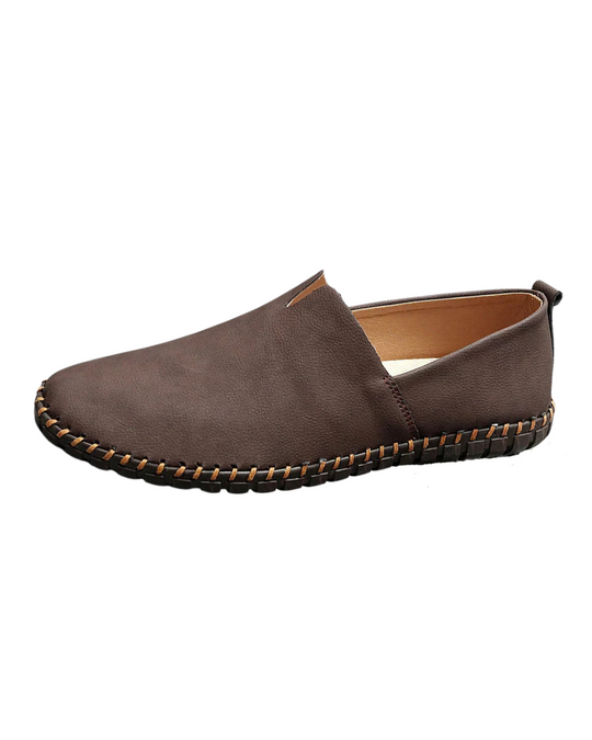 Stichdetail-Lederloafers EB EB