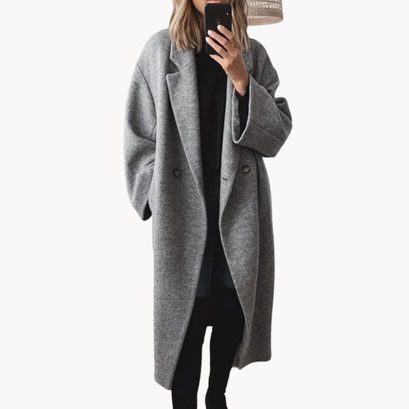 EB | stilvolle oversized Damenjacke für Wärme und Flair