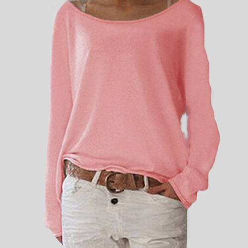 EB | Eleganter leichter Pullover mit Rundhalsausschnitt