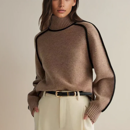 EB | Klassischer Rollkragenpullover für Damen
