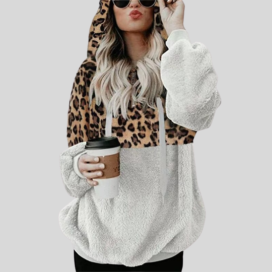 EB | Hoodie Übergröße Weiches Fleece mit Kängurutasche und Kapuze