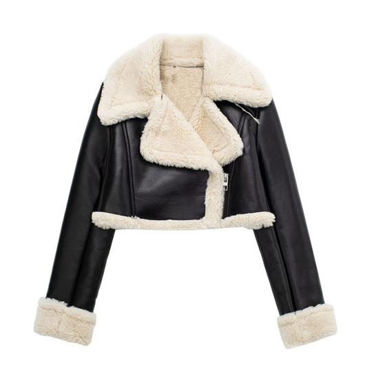 EB | Warme Kunstlederjacke
