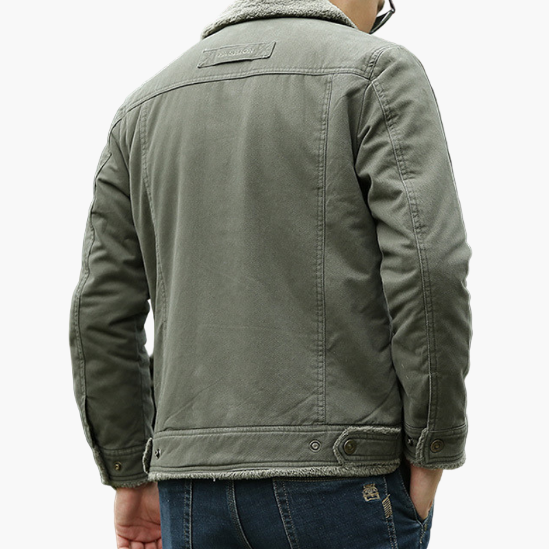 EB | Freizeitjacke mit Fleecekragen - Modische Outdoor Übergangsjacke für Alltag und Abenteuer