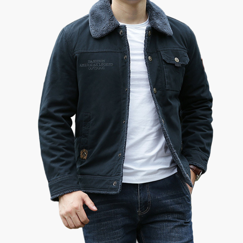 EB | Freizeitjacke mit Fleecekragen - Modische Outdoor Übergangsjacke für Alltag und Abenteuer