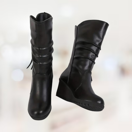 EB – Halbhohe Winter-Keilstiefel für Damen