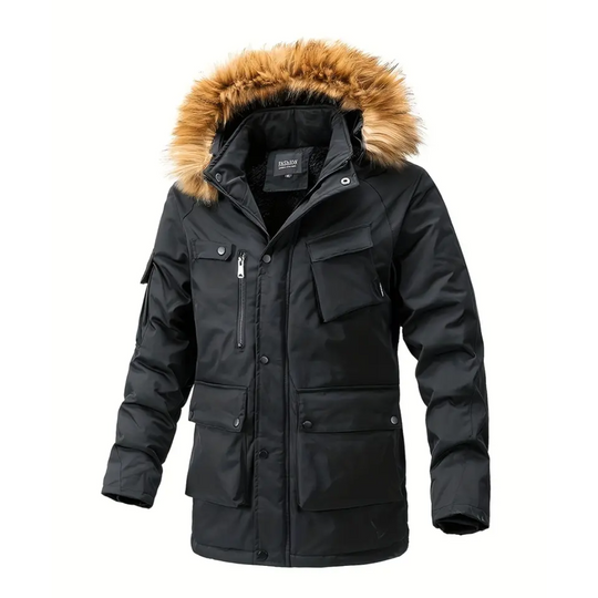 EB | Wintermantel Herren Schwarz
