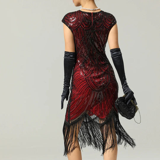 EB | 1920Er Gatsby-Stil Glitzerndes Kleid