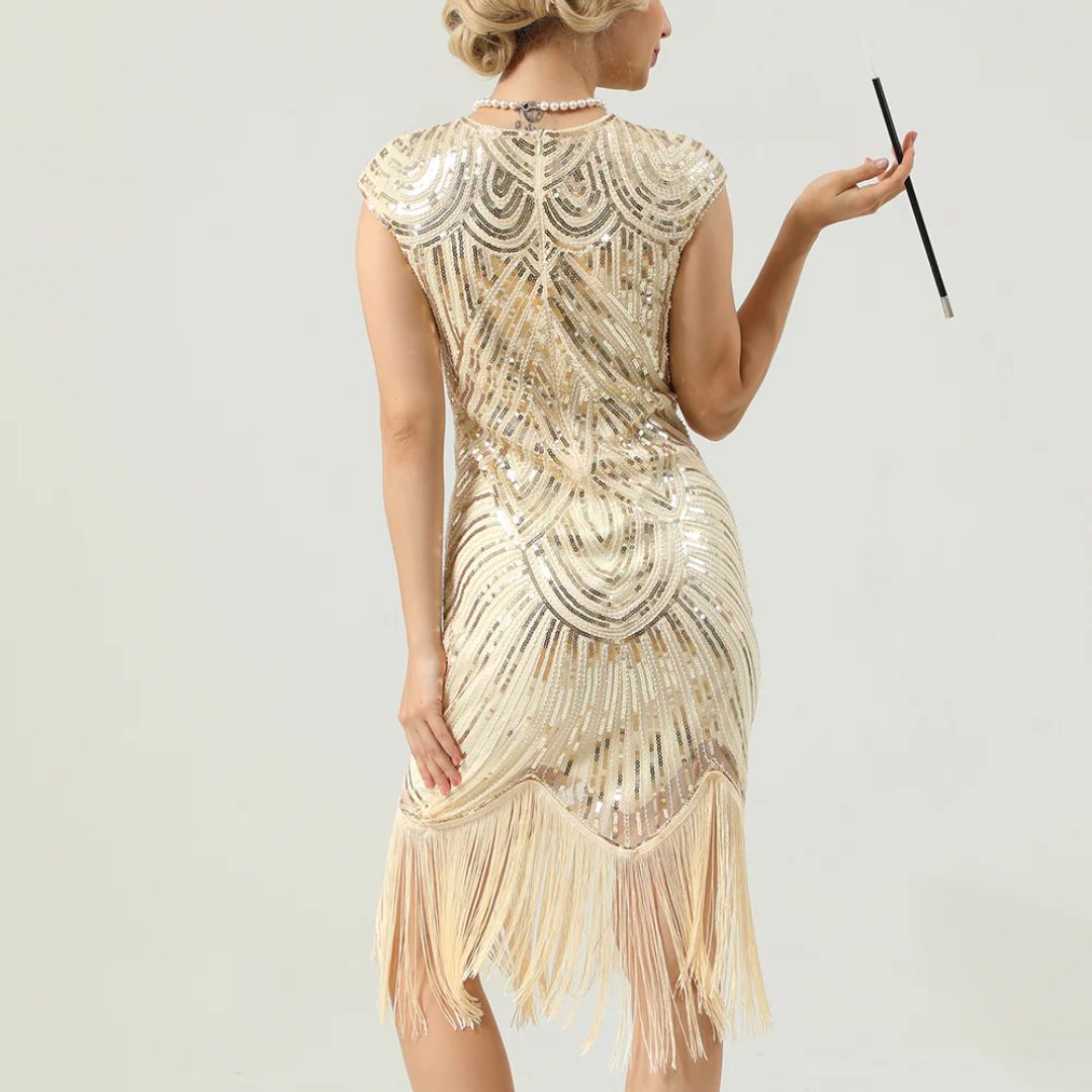 EB | 1920Er Gatsby-Stil Glitzerndes Kleid