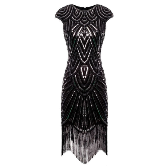 EB | 1920Er Gatsby-Stil Glitzerndes Kleid