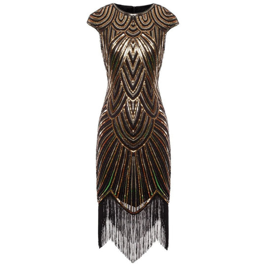 EB | 1920Er Gatsby-Stil Glitzerndes Kleid