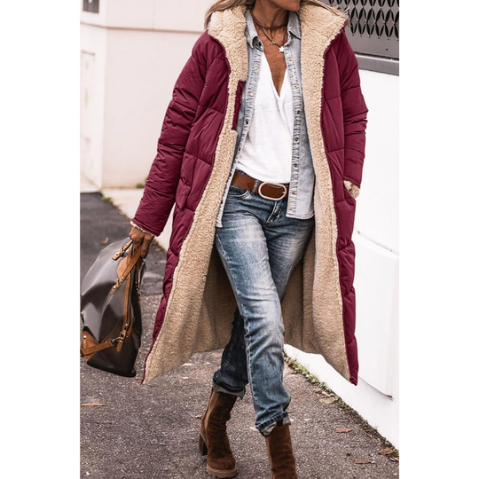 EB | Langer Daunen-Trenchcoat - Winter