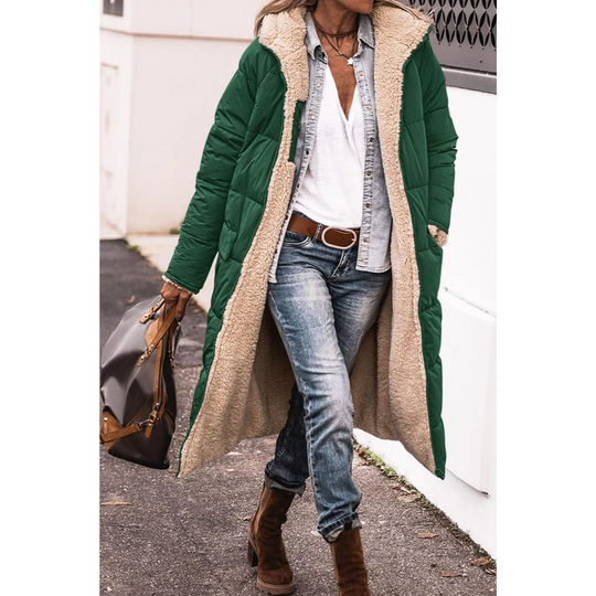 EB | Langer Daunen-Trenchcoat - Winter