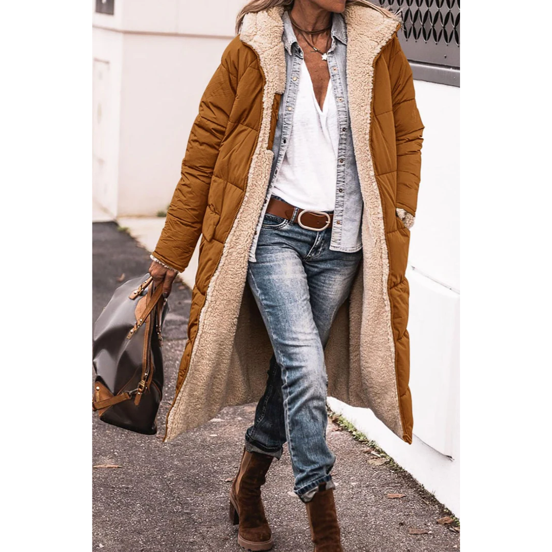 EB | Langer Daunen-Trenchcoat - Winter